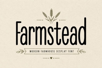 Farmstead Font for Cozy Creative Projects