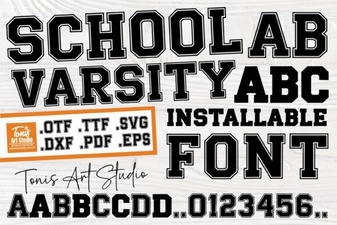 School Varsity Fonts for Your Next Creative Project
