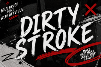 Crafting with Dirty Stroke: Creative Font Projects