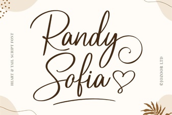 Randy Sofia Font for Creative Projects